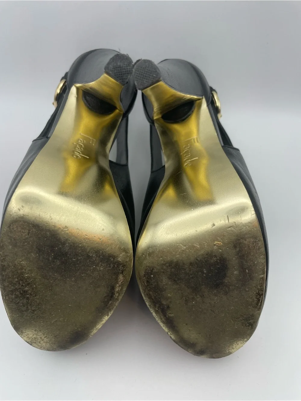 Façade Black Booties size 5.5